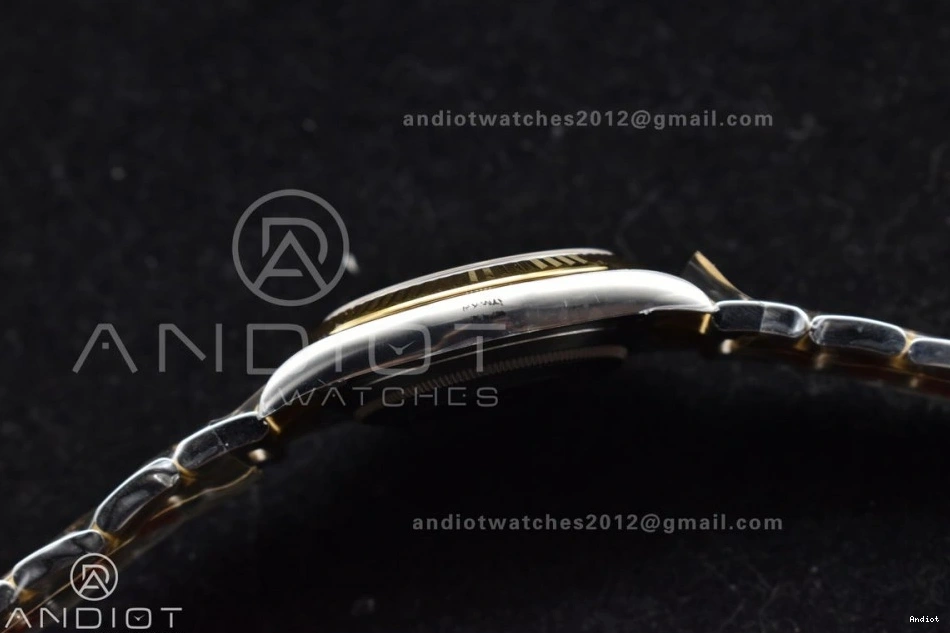 Edition Clean YG Steel 41 Dial on 904L Black 1:1 Bracelet Oyster SS DateJust Stick VR3235 126333 Best 0402